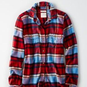 AE Ahh-Mazingly Soft Flannel Cabin Shirt XS